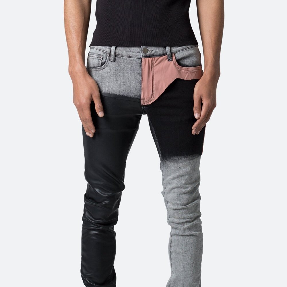 mnml X596 Patched Skinny Denim - Multi Size 32Multi / 32